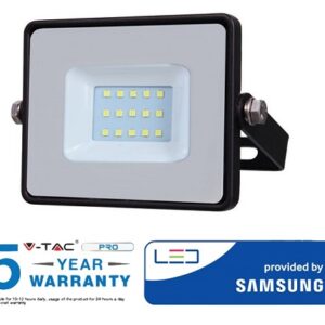 Proiettore Led 10W Luce Fredda 800 Lumen PRO Nero